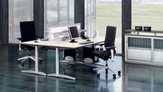 Ergonomischer Schreibtisch Doppelarbeitsplatz